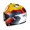 KASK MOTOCYKLOWY HJC I71 VIZ YELLOW RED S