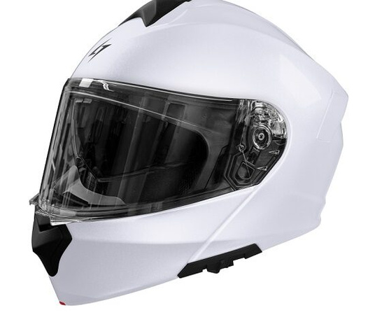 KASK SZCZĘKOWY STORMER SPIN BIAŁY POŁYSK XXL
