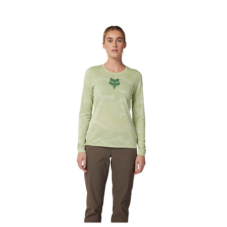 KOSZULKA ROWEROWA Z DŁUGIM RĘKAWEM FOX LADY RANGER TRU DRI CACTUS XS