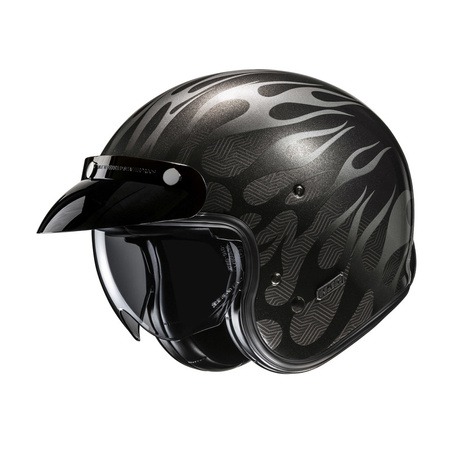 KASK MOTOCYKLOWY HJC V31 FIRO BLACK XL