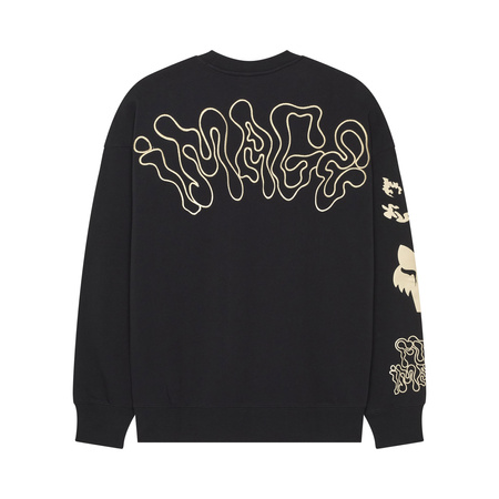 BLUZA FOX HELLO FUTURE OVERSIZED CREW BLACK XL