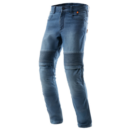 JEANSY MOTOCYKLOWE REBELHORN REVOLT WASHED BLUE MONOLAYER 28/32