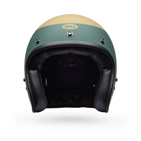 KASK MOTOCYKLOWY BELL CUSTOM 500 PARLOR MATTE EMERALD GOLD M