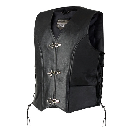 KAMIZELKA SKÓRZANA OZONE RINO BLACK 3XL