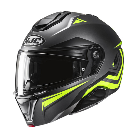 KASK MOTOCYKLOWY HJC I91 TRICUS BLACK YELLOW S
