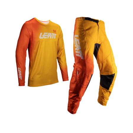 STRÓJ OFFROADOWY BLUZA I SPODNIE LEATT RIDE KIT 3.5 FLAME L