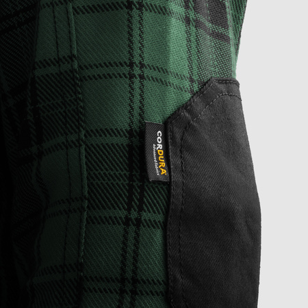 KOSZULA MOTOCYKLOWA REBELHORN SHIFTER BLACK GREEN XS