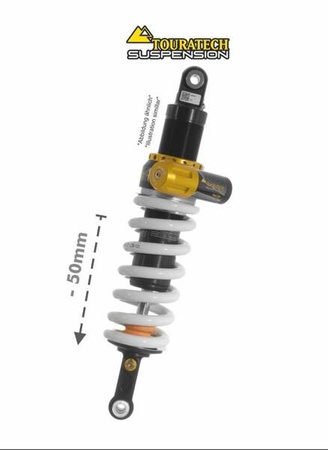 Touratech Suspension lowering shock (-50 mm) for BMW F800GS 2008-2012 type Explore HP/Level2