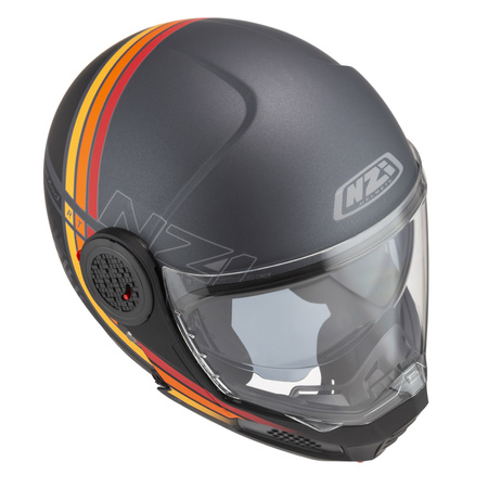 KASK MOTOCYKLOWY NZI MINIMOD DUO WATSON ANTRACITEBLACK ANTRACITE MATT S
