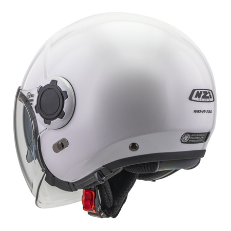 KASK MOTOCYKLOWY NZI RINGWAY 2 DUO WHITE XS