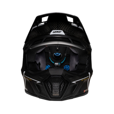 KASK MOTOCYKLOWY Z GOGLAMI LEATT KIT MOTO 9.5 CARBON WHITE S