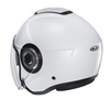 KASK MOTOCYKLOWY HJC I40N SOLID SEMI FLAT PEARL WHITE L