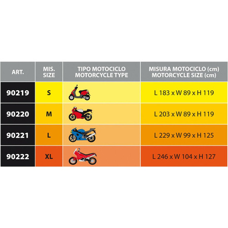 90222 pokrowiec na motocykl Ventura rozm. XL