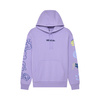 BLUZA Z KAPTUREM DAMSKA FOX HELLO FUTURE FLEECE PO LILAC S