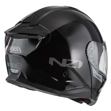 KASK MOTOCYKLOWY NZI COMBI 3 DUO BLACK S
