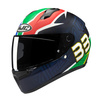 KASK MOTOCYKLOWY HJC C10 BB33 BLACK BLUE S