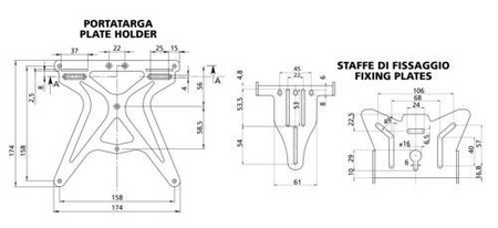 90146 Aero-X ramka pod tablicę rejestracyjną