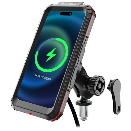 FreedConn motocyklowy uchwyt na telefon MC42-03 z ładowaniem indukcyjnym