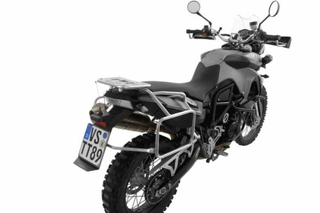 Stelaż kufrów bocznych ze stali nierdzewnej, srebrny do BMW F800GS / F650GS (Twin)/ F700GS