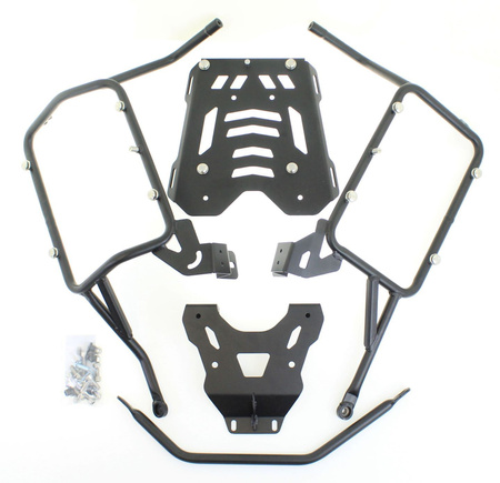 ZESTAW 3 KUFRÓW ALUMINIOWYCH HONDA CRF1000 AFRICA TWIN SREBRNE