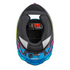 KASK MOTOCYKLOWY NZI TRENDY STREAM CAMU BLUE NEON PINK BLUE S MATT M
