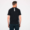 Black Illusion Strip Tee