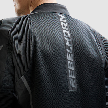 KURTKA MOTOCYKLOWA TEKSTYLNA REBELHORN VANDAL MESH BLACK S