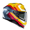 KASK MOTOCYKLOWY HJC I71 VIZ YELLOW RED M