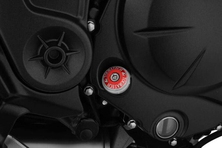 Oil filler cap with special tool, red  anodised for Kawasaki Versys 650 (from 2012)/ Versys 1000