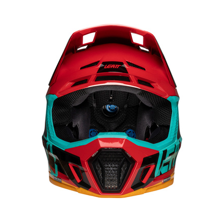 KASK MOTOCYKLOWY Z GOGLAMI LEATT KIT MOTO 7.5 RED L