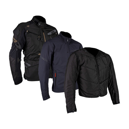 KURTKA MOTOCYKLOWA TEKSTYLNA LEATT ADV MULTITOUR 7.5 STEALTH 3XL
