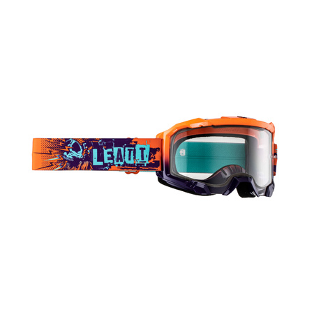 GOGLE LEATT VELOCITY 4.5 83 VLT ORANGE CLEAR OS