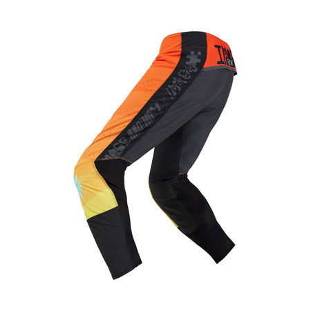 SPODNIE MOTOCYKLOWE FOX FLEXAIR GRID BLACK/ORANGE 30