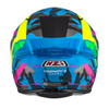 KASK MOTOCYKLOWY NZI TRENDY STREAM CAMU BLUE NEON PINK BLUE S MATT M