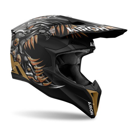 KASK MOTOCYKLOWY AIROH WRAAAP CYBORG MATT XL