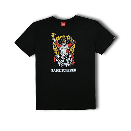 DAVCA T-shirt męski black Fame forever