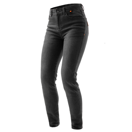 SPODNIE JEANS REBELHORN BRONCO MONOLAYER LADY WASHED BLACK W24L30