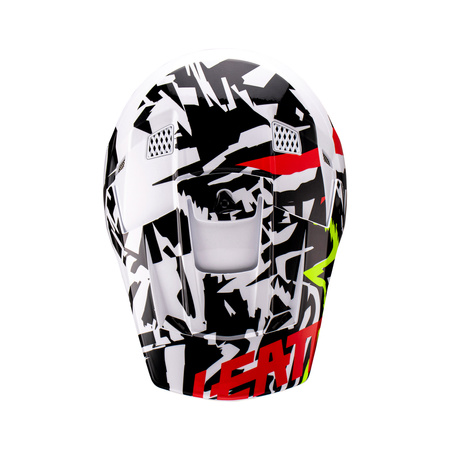 KASK MOTOCYKLOWY Z GOGLAMI JUNIOR LEATT MOTO 3.5 ZEBRA M
