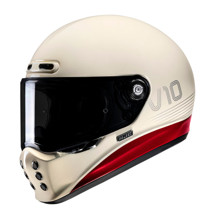KASK MOTOCYKLOWY HJC V10 TAMI WHITE RED XL