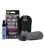 Muc-Off 20802 - Zestaw do czyszczenia wizjerów i szybek kasków, gogli i motocykla - Helmet, Visor & Goggle Cleaning Kit