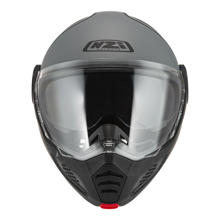 KASK MOTOCYKLOWY NZI MINIMOD DUO SMART BLACK ANTRACITE MATT S