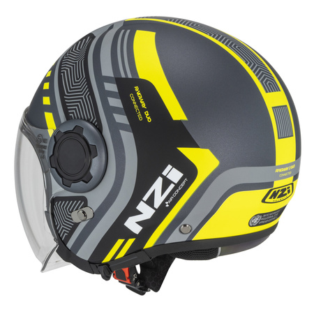 KASK MOTOCYKLOWY NZI RINGWAY 2 DUO CONNECTED ANTRACITE GREY MATT M