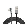 38839 Przewód 90 ° Usb> USB C  - 200 cm - Czarny