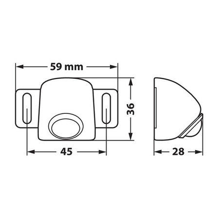 73645 Wielofunkcyjny reflektor  LED - 12/30 V