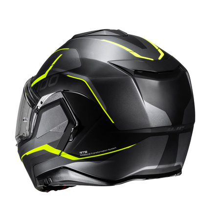 KASK HJC I100 LORIX BLACK/YELLOW M