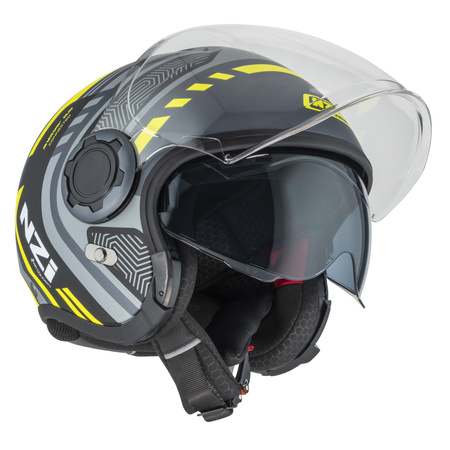 KASK MOTOCYKLOWY NZI RINGWAY 2 DUO CONNECTED ANTRACITE GREY MATT XL