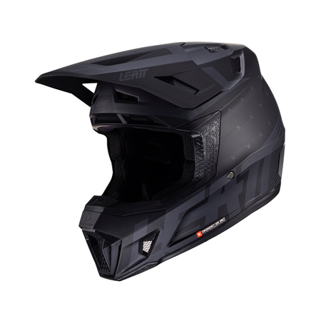 KASK MOTOCYKLOWY Z GOGLAMI LEATT KIT MOTO 7.5 STEALTH XS