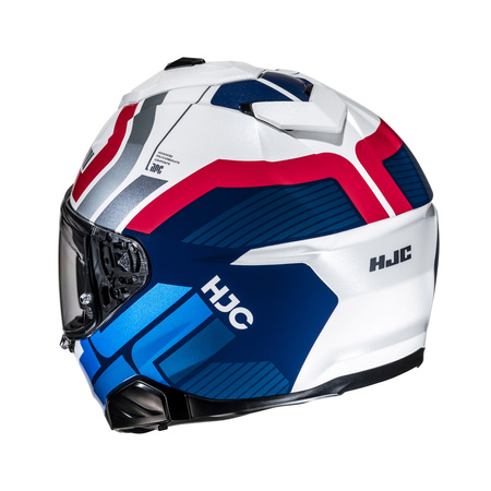 KASK MOTOCYKLOWY HJC I71 VIZ BLUE RED XS