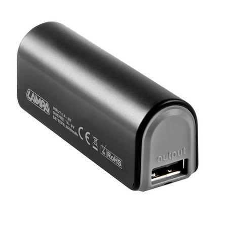 38820 Uni-Power 2600 powerbank z uniwersalnym kablem Apple/Micro USB