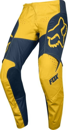 SPODNIE FOX 180 PRZM NAVY/YELLOW